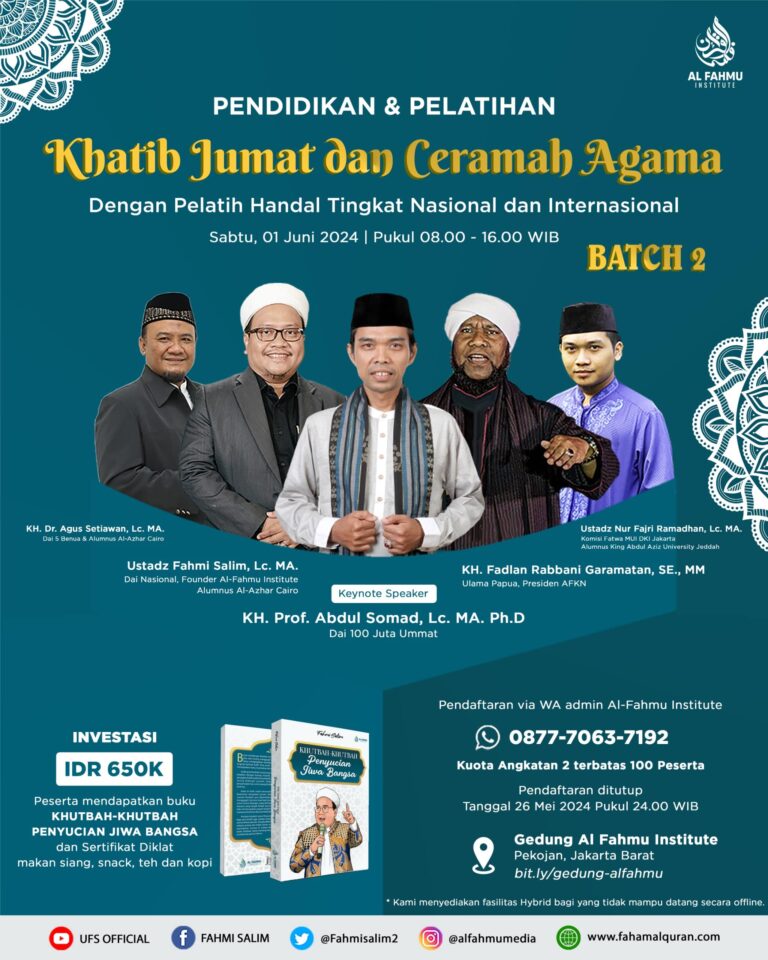 Pendidikan dan Pelatihan Khatib Jumat dan Ceramah Agama