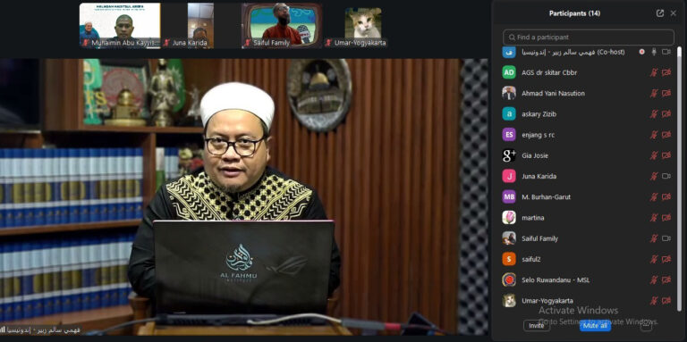 Kajian Halaqah Rabuan UFS Kebangkitan Umat Dimulai dari Rumah